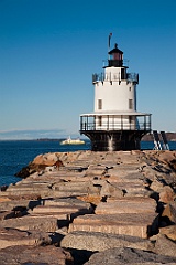Lighthouse Guiding Mariners and Tour Boats